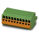 Phoenix Contact 5mm Pitch 9 Way Pluggable Terminal Block, Plug, Screw Termination