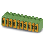 Phoenix Contact 3.5mm Pitch 10 Way Right Angle Pluggable Terminal Block, Plug, Cable Mount, Spring Cage Termination