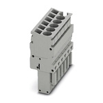 Phoenix Contact 5 Way Pluggable Terminal Block, Plug, Spring Cage Termination