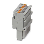 Phoenix Contact Pluggable Terminal Block, Plug, Push In Termination