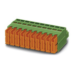 Phoenix Contact 3.81mm Pitch 14 Way Pluggable Terminal Block, Plug, Cable Mount, Screw Termination