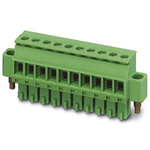 Phoenix Contact 3.81mm Pitch 11 Way Pluggable Terminal Block, Plug, Cable Mount, Screw Termination