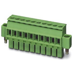 Phoenix Contact 3.81mm Pitch 14 Way Pluggable Terminal Block, Plug, Cable Mount, Screw Termination