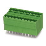 Phoenix Contact 5.08mm Pitch 12 Way Pluggable Terminal Block, Header, Solder Termination