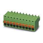 Phoenix Contact 5.08mm Pitch 12 Way Pluggable Terminal Block, Plug, Cable Mount, Screw Termination