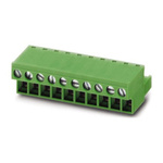 Phoenix Contact 5mm Pitch 12 Way Pluggable Terminal Block, Plug, Cable Mount, Screw Termination