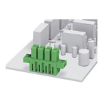 Phoenix Contact 7.62mm Pitch 8 Way Vertical Pluggable Terminal Block, Inverted Header, Through Hole, Solder Termination