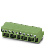 Phoenix Contact 5.08mm Pitch 4 Way Pluggable Terminal Block, Plug, Cable Mount, Screw Termination