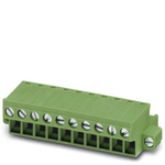 Phoenix Contact 5.08mm Pitch 4 Way Pluggable Terminal Block, Plug, Cable Mount, Screw Termination