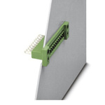 Phoenix Contact 5mm Pitch 2 Way Pluggable Terminal Block, Feed Through Header, Panel Mount, Solder/Slip on Termination