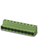 Phoenix Contact 7.62mm Pitch 2 Way Pluggable Terminal Block, Inverted Plug, Cable Mount, Screw Termination