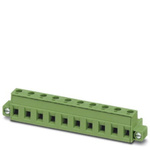 Phoenix Contact 7.62mm Pitch 3 Way Pluggable Terminal Block, Plug, Cable Mount, Screw Termination