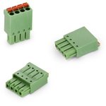 Wurth Elektronik 3.5mm Pitch 3 Way Vertical Pluggable Terminal Block, Plug, Cable Mount, Solder Termination