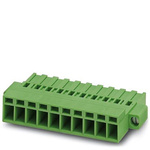 Phoenix Contact 5.08mm Pitch 4 Way Horizontal Pluggable Terminal Block, Plug, Cable Mount, Crimp Termination