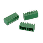 Wurth Elektronik 3.5mm Pitch 7 Way Pluggable Terminal Block, Header, PCB Mount, Solder Termination