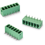 Wurth Elektronik 3.81mm Pitch 12 Way Horizontal Pluggable Terminal Block, Header, Through Hole, Solder Termination