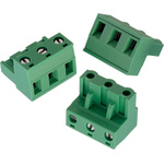 Wurth Elektronik 7.62mm Pitch 7 Way Vertical Pluggable Terminal Block, Plug, Cable Mount, Solder Termination