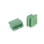 Wurth Elektronik 5.08mm Pitch 6 Way Vertical Pluggable Terminal Block, Plug, Cable Mount, Screw Termination