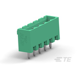 TE Connectivity 5mm Pitch 6 Way Vertical Pluggable Terminal Block, Header, Through Hole, Solder Termination