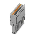 Phoenix Contact 5.2mm Pitch Pluggable Terminal Block, Plug, DIN Rail, Push In Termination
