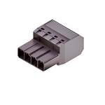 Weidmuller 7.62mm Pitch 4 Way Pluggable Terminal Block, Plug, PCB