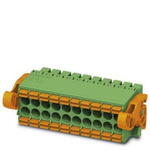 Phoenix Contact 3.5mm Pitch 4 Way Pluggable Terminal Block, Plug, Cable Mount, Spring Cage Termination