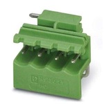 Phoenix Contact 5mm Pitch 4 Way Pluggable Terminal Block, Header