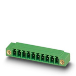 Phoenix Contact 3.81mm Pitch 8 Way Right Angle Pluggable Terminal Block, Header, Through Hole, Solder Termination