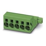 Phoenix Contact 10.16mm Pitch 8 Way Pluggable Terminal Block, Inverted Plug, Cable Mount, Spring Cage Termination