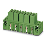 Phoenix Contact 15.0mm Pitch 6 Way Pluggable Terminal Block, Inverted Header, Through Hole, Solder Termination