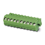 Phoenix Contact 5mm Pitch 8 Way Pluggable Terminal Block, Plug, Screw Termination
