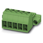 Phoenix Contact 7.62mm Pitch 11 Way Pluggable Terminal Block, Inverted Plug, Cable Mount, Screw Termination