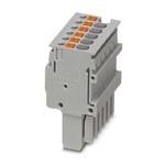 Phoenix Contact Pluggable Terminal Block, Plug, Push In Termination