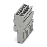 Phoenix Contact 10 Way Pluggable Terminal Block, Plug, Spring Cage Termination