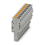 Phoenix Contact 8.2 mm Pitch Pluggable Terminal Block, Plug, Push In Termination