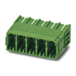 Phoenix Contact 7.62mm Pitch 11 Way Pluggable Terminal Block, Header, Solder Termination