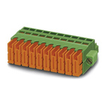 Phoenix Contact 3.81mm Pitch 3 Way Pluggable Terminal Block, Plug, Cable Mount, Screw Termination