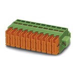 Phoenix Contact 3.81mm Pitch 8 Way Pluggable Terminal Block, Plug, Cable Mount, Screw Termination