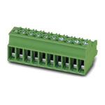 Phoenix Contact 7.62mm Pitch 2 Way Pluggable Terminal Block, Header, Through Hole, Solder Termination