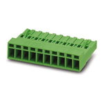 Phoenix Contact 5.08mm Pitch 4 Way Pluggable Terminal Block, Plug, Screw Termination