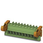 Phoenix Contact 3.81mm Pitch 16 Way Pluggable Terminal Block, Plug, Cable Mount, Screw Termination
