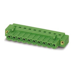 Phoenix Contact 5.08mm Pitch 6 Way Right Angle Pluggable Terminal Block, Inverted Header, Through Hole, Solder