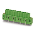Phoenix Contact 5.08mm Pitch 15 Way Pluggable Terminal Block, Inverted Header, Through Hole, Solder Termination