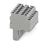 Phoenix Contact 8 Way Pluggable Terminal Block, Plug, Spring Cage Termination
