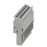 Phoenix Contact Pluggable Terminal Block, Plug, Spring Cage Termination