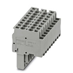 Phoenix Contact 9 Way Pluggable Terminal Block, Plug, Spring Cage Termination