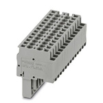 Phoenix Contact 13 Way Pluggable Terminal Block, Plug, Spring Cage Termination