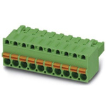 Phoenix Contact 5mm Pitch 19 Way Pluggable Terminal Block, Plug, Spring Cage Termination