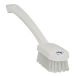 Vikan White 22mm Polyester Medium Scrubbing Brush for Multipurpose Cleaning