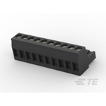 TE Connectivity 5mm Pitch 10 Way Pluggable Terminal Block, Plug, Cable Mount, Screw Termination